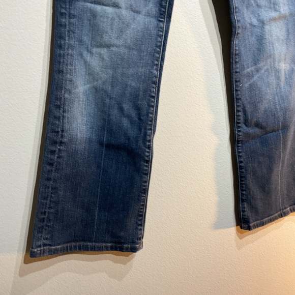 7 For All Mankind Blue Flare Jeans - Picture 9 of 10